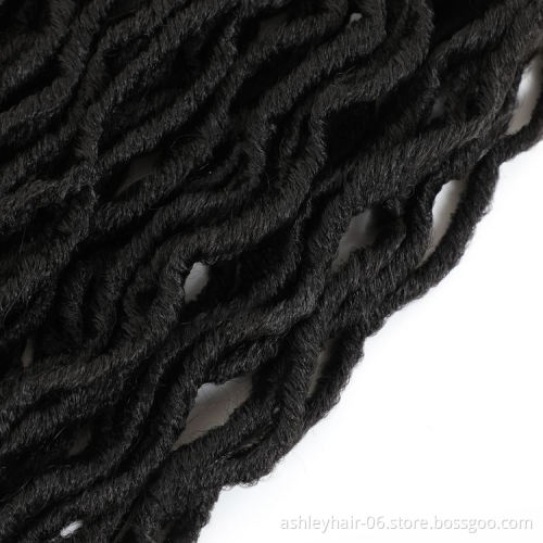 100% Kanekalon Fiber Deep Curl Faux Curly Braiding Hair Goddess Locks